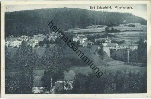 Bad Salzschlirf - Villenkolonie - Verlag Bruno Hansmann Kassel
