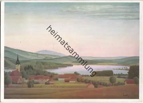 Staffelsee - Künstler-Hilfswerk 1937 - Alwin Stützer München - Bild 49/IV - AK-Grossformat