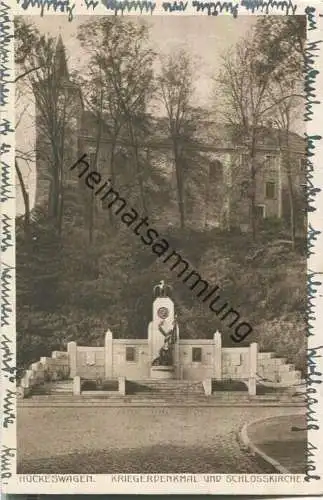Hückeswagen - Kriegerdenkmal - Schlosskirche - Verlag Wilh. Fülle GmbH Barmen