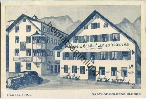 Reutte - Gasthof Goldene Glocke - Verlag Franz Ihrenberger Reutte