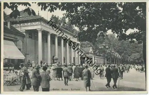 Baden-Baden - Kurhaus - Verlag Stengel & Co Dresden