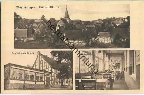 Wiehl - Marienhagen - Gasthof zum Löwen - Glasveranda - Besitzer Wilhelm Küper