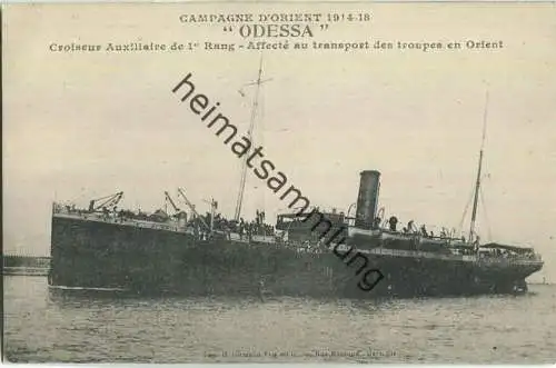 Odessa - Campagne d'Orient 1914-18