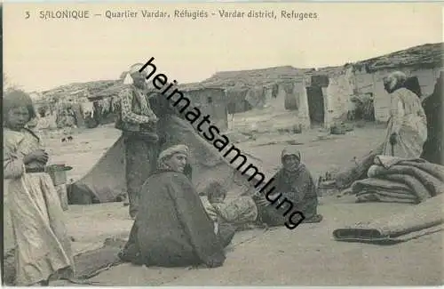 Thessaloniki - Salonique - Quartier Vardar - Refugies