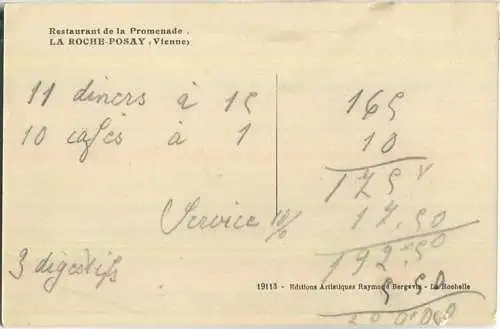 La Roche-Posay - Restaurant de la Promenade