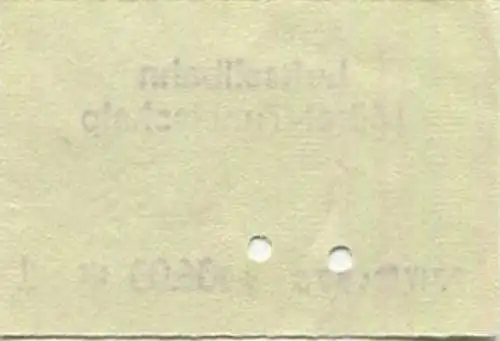 Schweiz - Luftseilbahn Mörel-Tunetschalp - Fahrschein