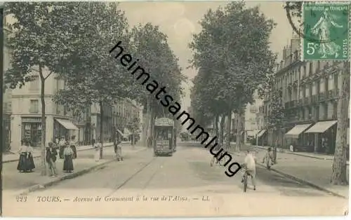 Tours - Avenue de Grammont a la rue de l'Alma