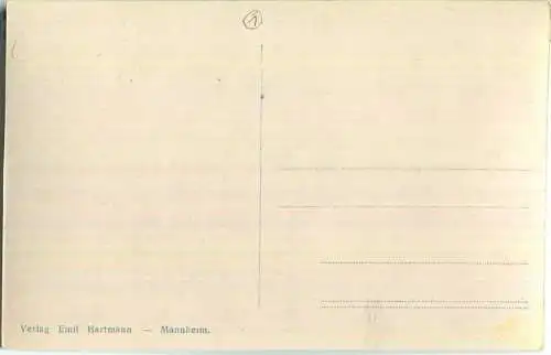 Saarbrücken - Königin Luisenstraße - Landes-Zeitung - Foto-Ansichtskarte - Verlag Emil Hartmann Mannheim