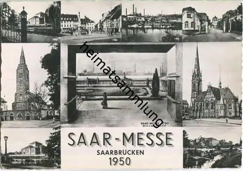 Saarbrücken - Saarmesse 1950 - Foto-Ansichtskarte - Verlag G. Vockenberg Dudweiler