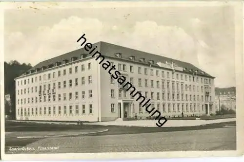 Saarbrücken - Finanzamt - Foto-Ansichtskarte - Verlag Emil Hartmann Mannheim