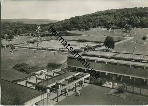 Saarbrücken - Schwarzenbergbad - Foto-Ansichtskarte - Verlag Gebr. Metz Tübingen