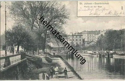 Saarbrücken - St. Johann - Saar - Verlag Reinecke & Rubin Magdeburg