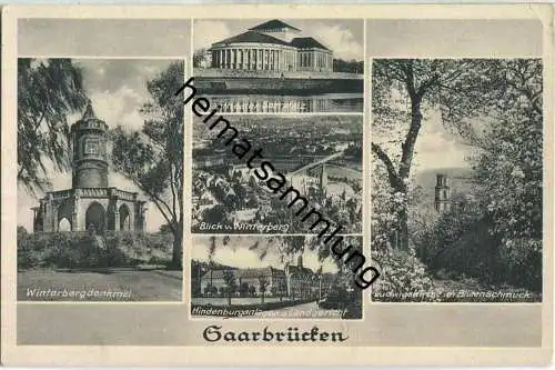 Saarbrücken - Winterberg - Verlag Karl Lukow Saarbrücken