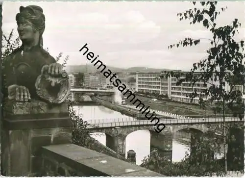 Saarbrücken - Finanzamt - Saar - Foto-Ansichtskarte - Verlag Süwald Köln