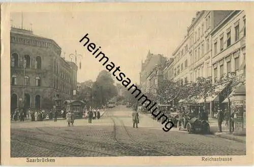 Saarbrücken - Reichsstrasse - Verlag V. Rithausen Saarbrücken