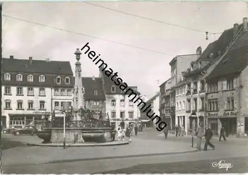 Saarbrücken - St. Johanner Markt - Foto-Ansichtskarte - Verlag Gestaltungskreis Saarbrücken