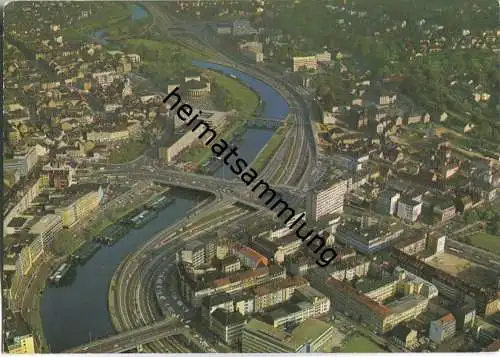 Saarbrücken - Innenstadt - Luftaufnahme