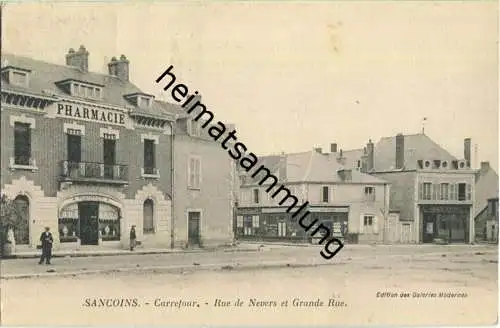 Sancoins - Carrefour - Rue de Nevers