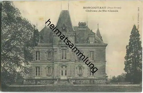 Moncoutant - Chateau de Ste-Claude