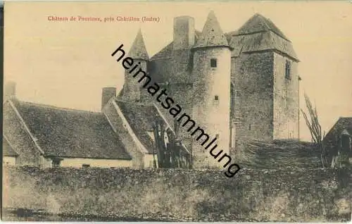 Chatillon-sur-Indre - le Chateau de Pouzieu