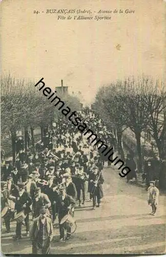 Buzancais - Avenue de la Gare - Fete de Alliance Sportive