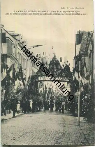 Chatillon-sur-Indre - Fete du 25. septembre 1910