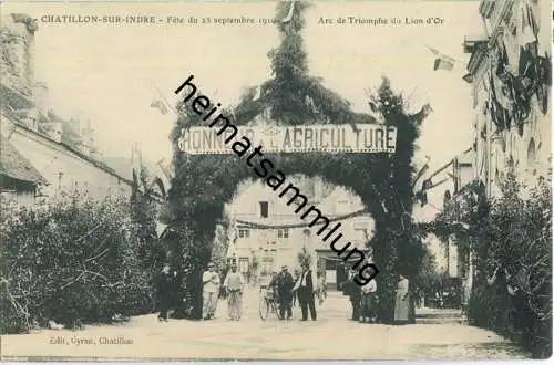 Chatillon-sur-Indre - Fete du 25.septembre 1910