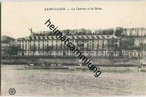 Saint-Cloud - La Caserne et la Seine