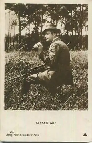 Alfred Abel - Jäger - Verlag Herm. Leiser Berlin 1463