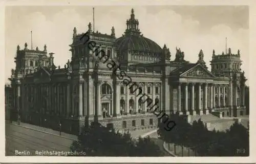 Berlin - Reichstagsgebäude - Foto-AK