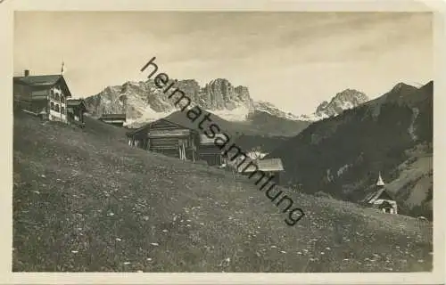 Schuders - Pension Schweizertor - Drusenfluh - Foto-AK - Verlag Hans Meisser Zürich