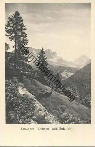 Schuders - Drusen und Sulzfluh - Verlag Schweizertor Schuders