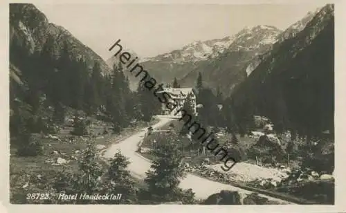 Hotel Handeckfall - Foto-AK - Verlag Wehrli AK Kilchberg-Zürich