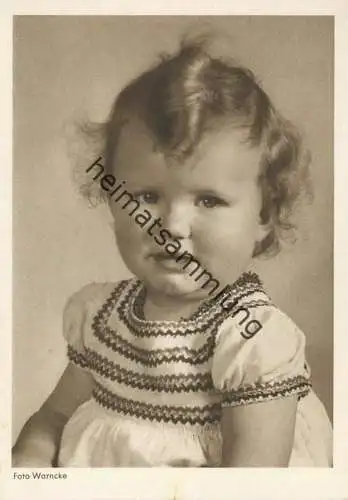 Kinderportrait - Foto-Künstler Warncke - AK Grossformat - Horn-Karte