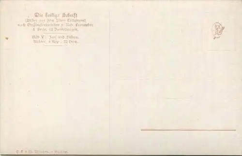 Die Heilige Schrift - Jael und Siffera - Künstler-Ansichtskarte Rob. Leinweber ca. 1910