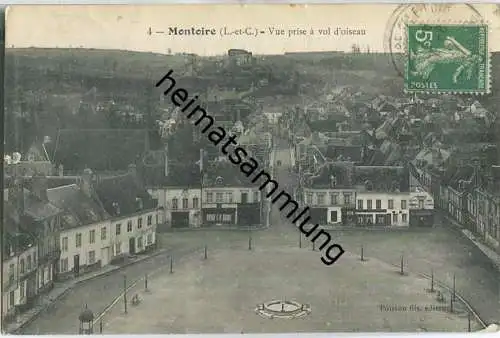 Montoire-sur-le-Loir - Vue a vol d'oiseau - edit Poisson