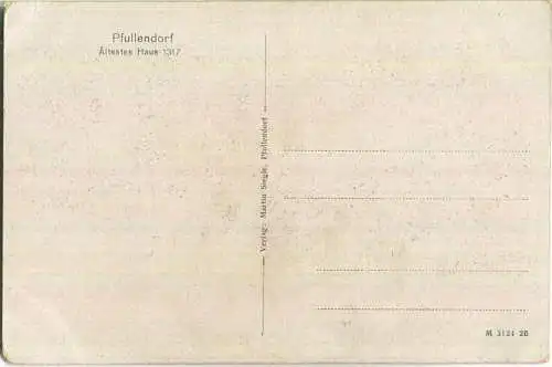 Pfullendorf - Ältestes Haus 1317 - AK 20er Jahre - Verlag Martin Siegle Pfullendorf
