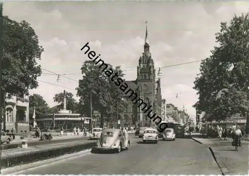 Berlin-Steglitz - Rathaus - VW Käfer - Foto-Ansichtskarte - Verlag Hans Andres Berlin