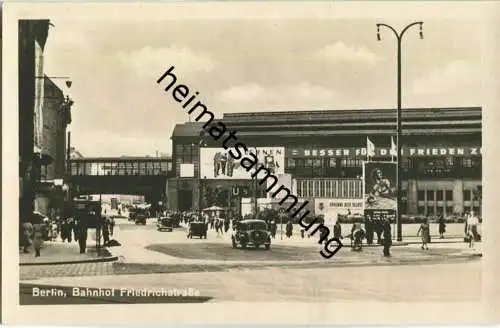 Berlin-Mitte - Bahnhof Friedrichstrasse - Foto-AK - Verlag Photochemie Berlin