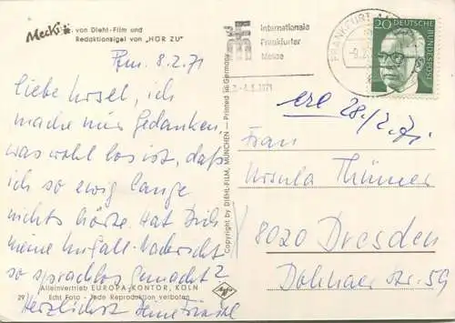 Mecki - Nimm Dir Zeit und denk an mich! - Nr. 29 - Verlag Europa Kontor Köln