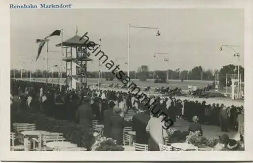 Berlin-Mariendorf - Rennbahn Mariendorf - Foto-AK 40er Jahre - Verlag A. Menzendorf Berlin