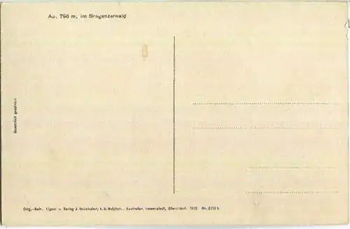 Au im Bregenzerwald - Verlag J. Heimhuber Sonthofen 1912