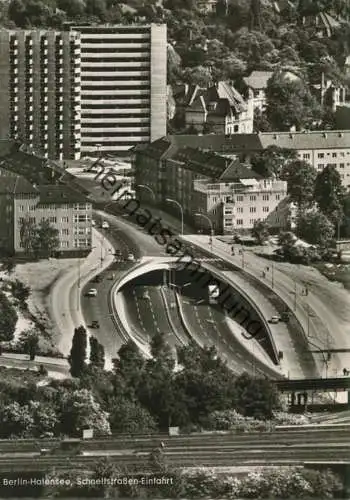 Berlin Halensee - Schnellstrassen Einfahrt - Foto-AK Grossformat 60er Jahre - Verlag Kunst und Bild Berlin