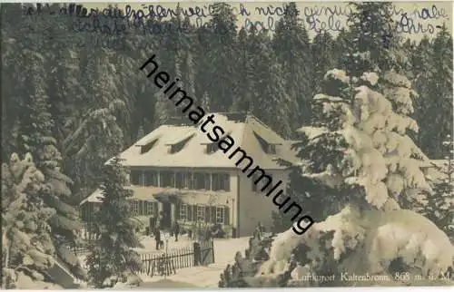 Kaltenbronn - Verlag Gebr. Metz Tübingen