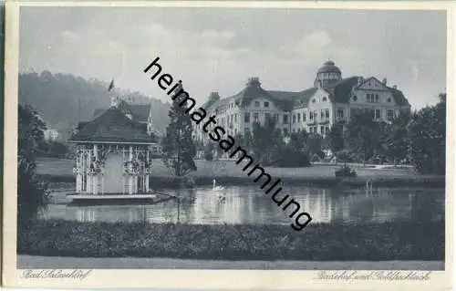 Bad Salzschlirf - Badehof - Goldfischteich - Verlag W. Hahn Bad Salzschlirf