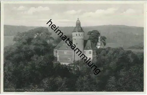 Nümbrecht - Schloss Homburg - Foto-Ansichtskarte 30er Jahre - Verlag Otto Baltes Nümbrecht