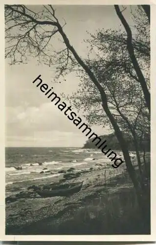 Fehmarn - Katharinenhof - Brandung - Foto-AK 30er Jahre - Verlag E. Niederlechner Burg