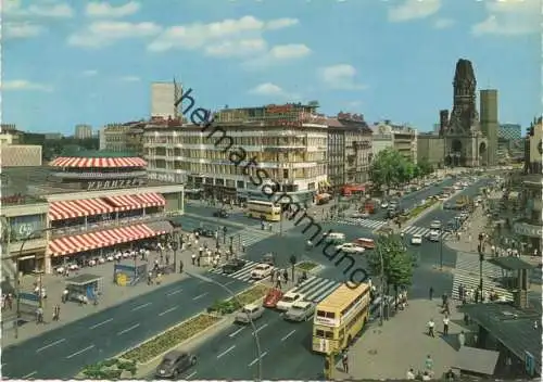 Berlin - Kurfürstendamm - AK Grossformat 60er Jahre - Verlag Krüger