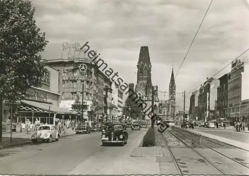 Berlin - Kurfürstendamm - Foto-AK Grossformat 50er Jahre - Verlag Hans Andres Berlin 50er Jahre