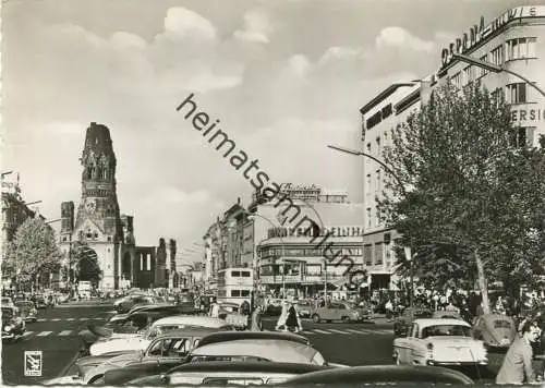 Berlin - Kurfürstendamm - Foto-AK Grossformat 50er Jahre - Verlag Klinke & Co. Berlin